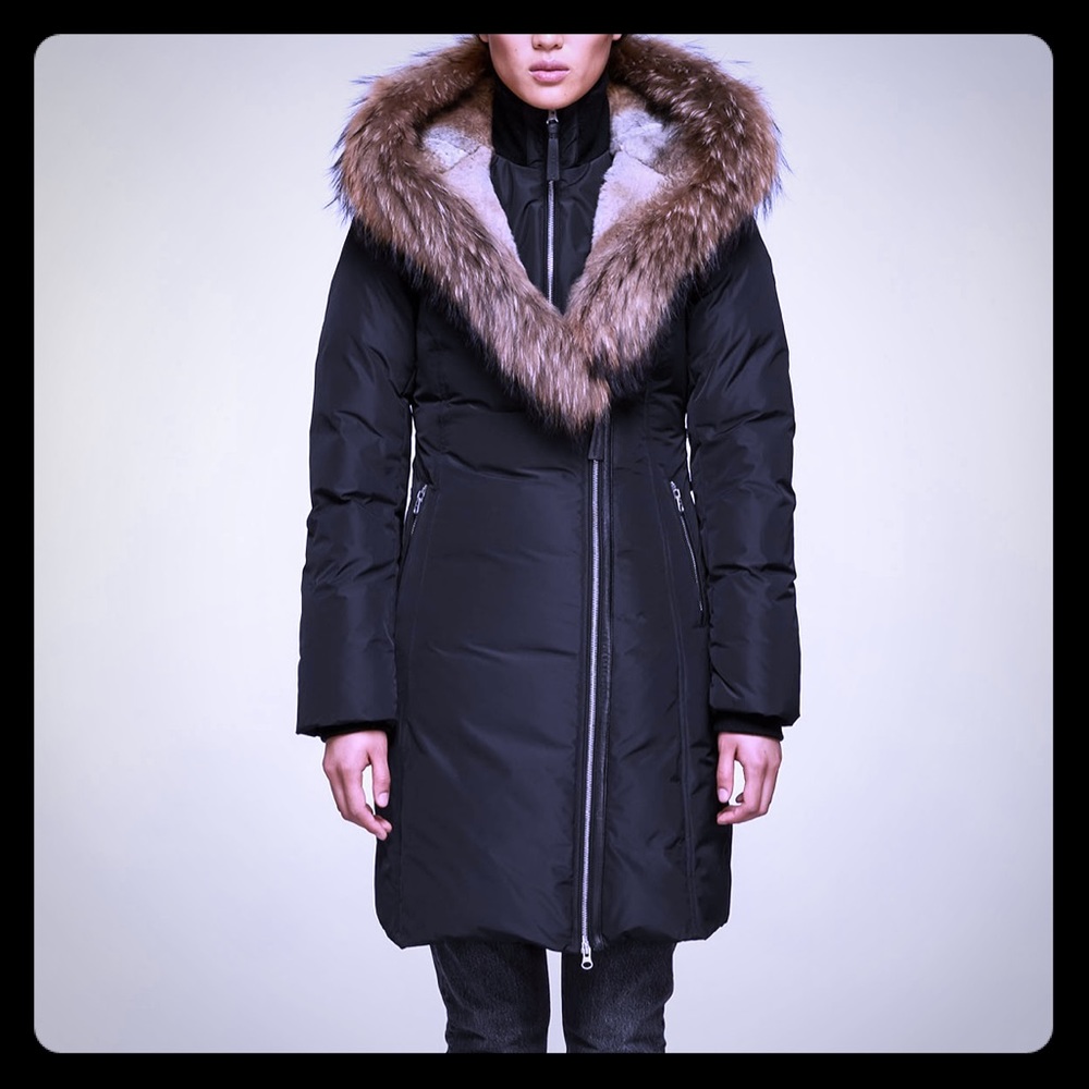 NWT Mackage down fur rabbit jacket